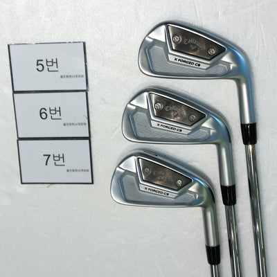 캘러웨이 X FORGED CB (2021) 【5,6,7,8,9,PW】 DG S200