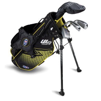 NEW MODEL[수량한정]USKIDS GOLF UL7 42inch(107cm) 4Club Stand Set, Black/Yellow 캐디백