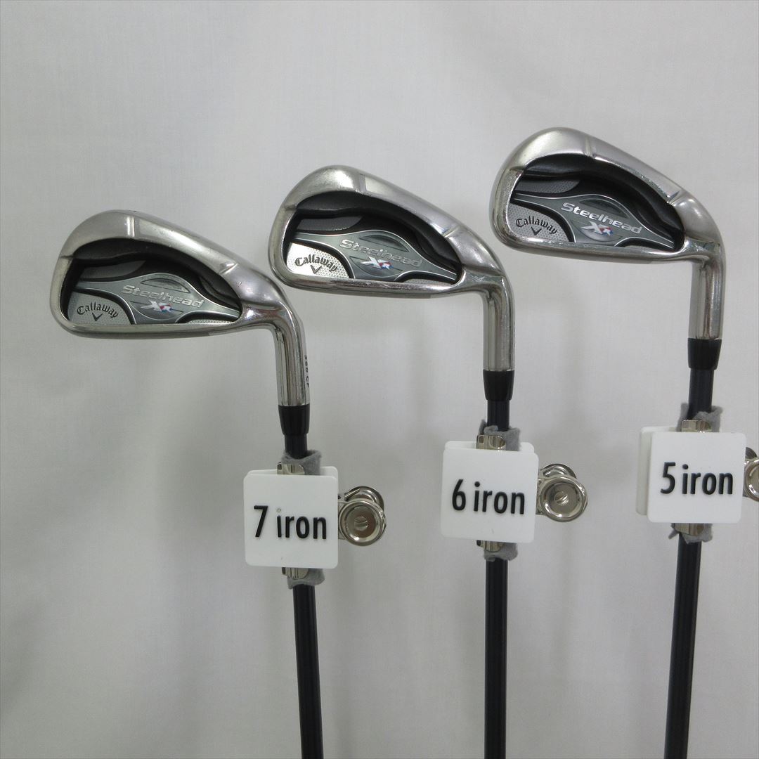 callaway iron set steelhead xr stiff xrsteelhead 6 pieces 2