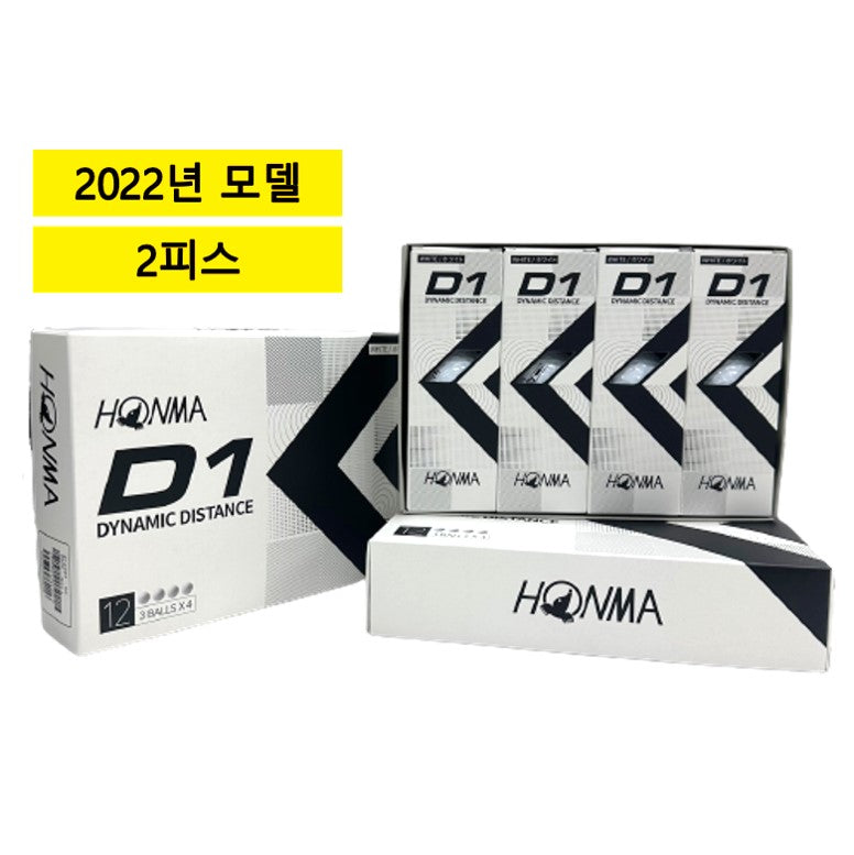 【마지막 할인/병행수입】 혼마 D1 화이트 2피스 2022년 모델/ HONMA D1 White (2022)