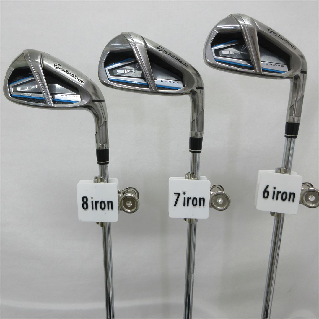 TaylorMade Iron Set SIM MAX OS Stiff KBS MAX85 JP 5 pieces