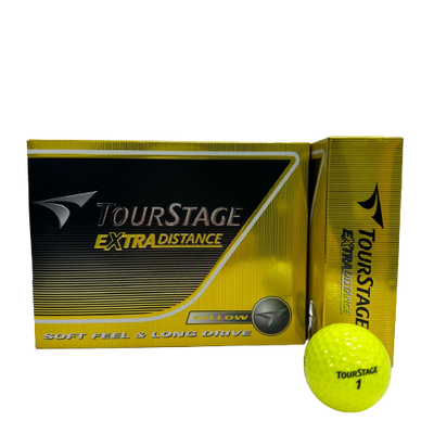 【1더즌/2피스】 브리지스톤 투어스테이 골프공 / BRIDGESTONE TOURSTAGE EXTRA DISTANCE (White/yellow)