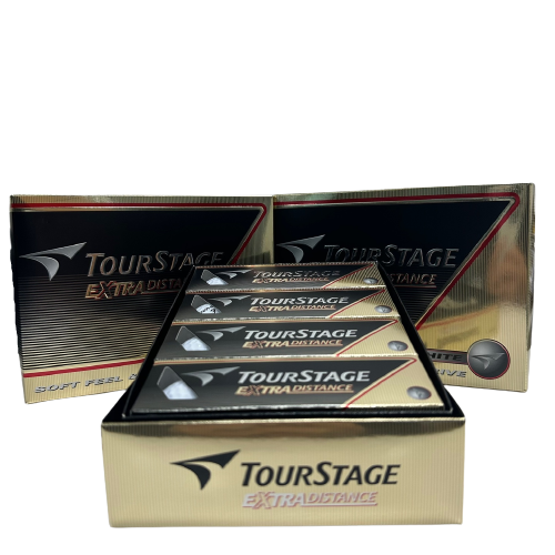 【1더즌/2피스】 브리지스톤 투어스테이 골프공 / BRIDGESTONE TOURSTAGE EXTRA DISTANCE (White/yellow)