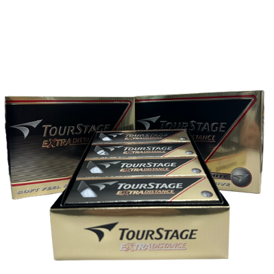 【1더즌/2피스】 브리지스톤 투어스테이 골프공 / BRIDGESTONE TOURSTAGE EXTRA DISTANCE (White/yellow)